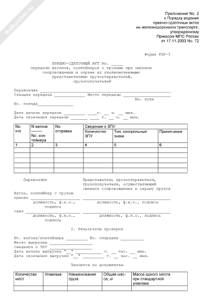 Приемо сдаточный акт образец